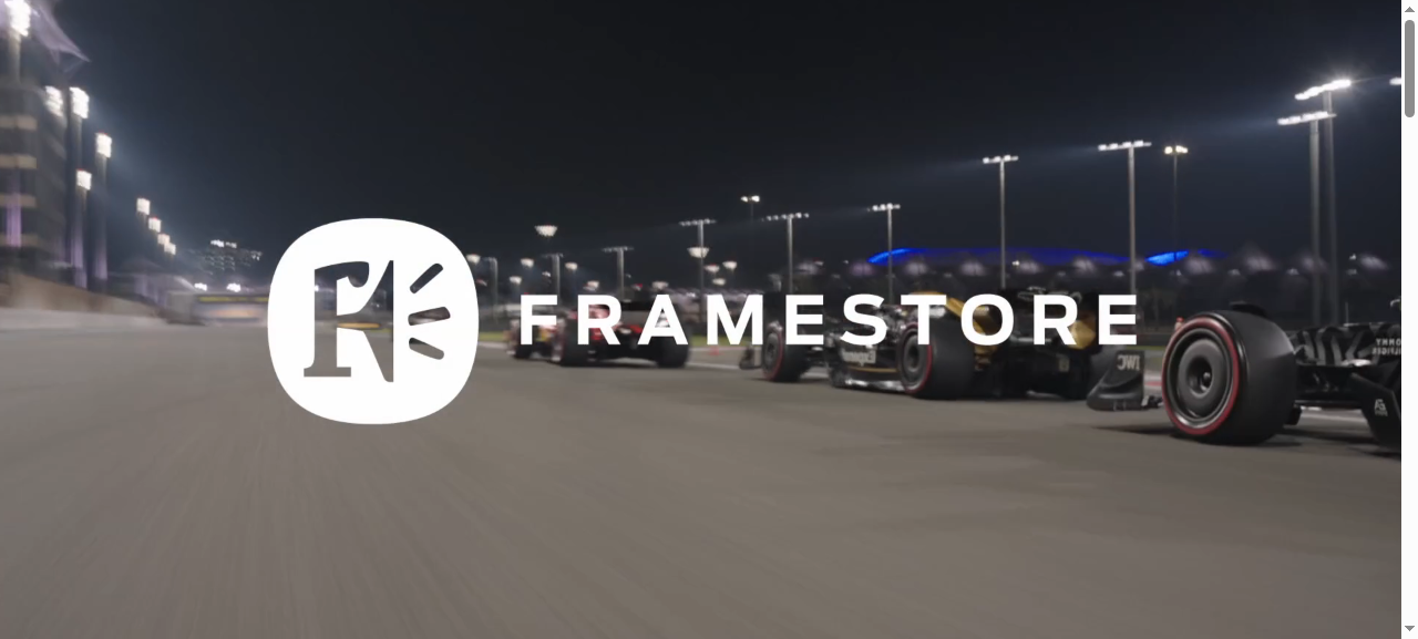 Framestore homepage with clear work categories